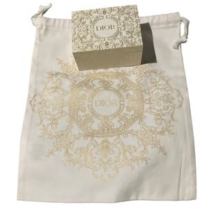 NWT Dior Jewelry Box and Matching Cloth Bag